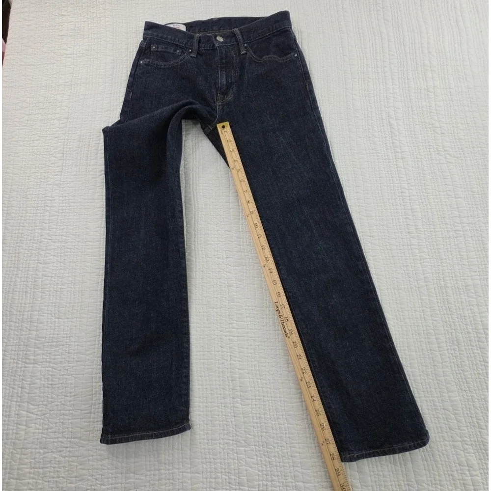 GAP GapFlex Straight Jeans Mens Blue Dark Wash Denim Size 28x30 Stretch Classic - Picture 13 of 16